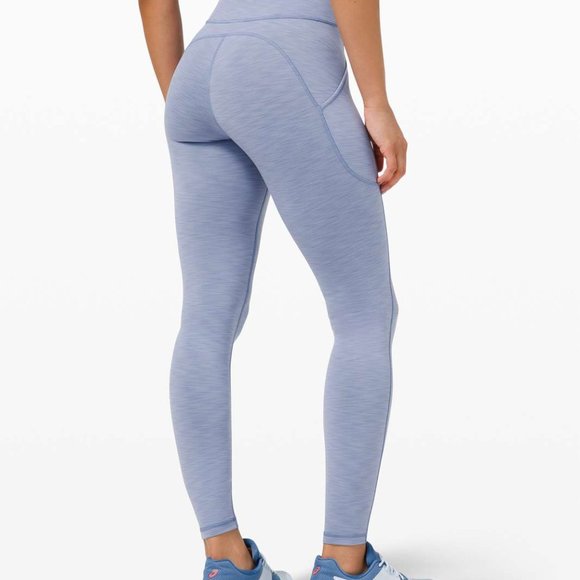 Lululemen Invigorate High-Rise Tight in Heathered Weather Drop - Picture 5 of 9